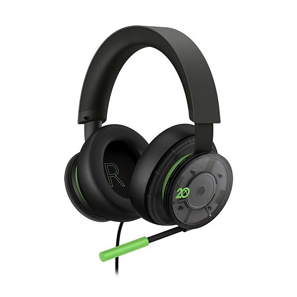 Headset Microsoft Com Fio Xbox One, Xbox Series S|X Windows 10 Edição Aniversário