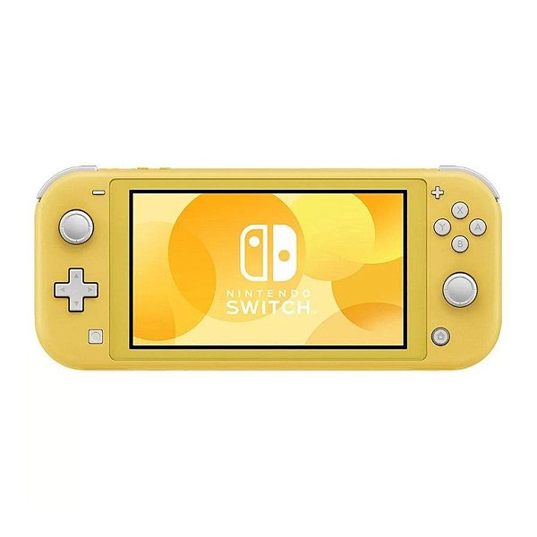 Console Nintendo Switch Lite 32GB Amarelo + Jogos Digitais + Cartão de Memoria 128GB