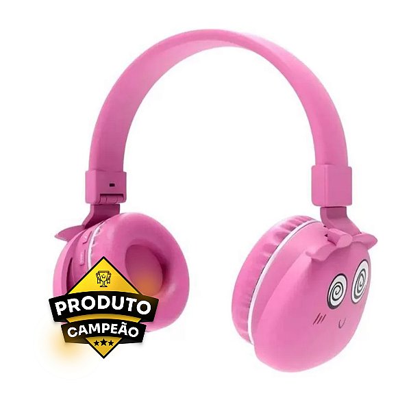 Headphone Wireless Xtrad LC-868 Jellie Rosa