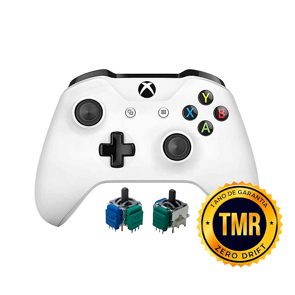 Controle Sem Fio Original Xbox One TMR Branco Seminovo