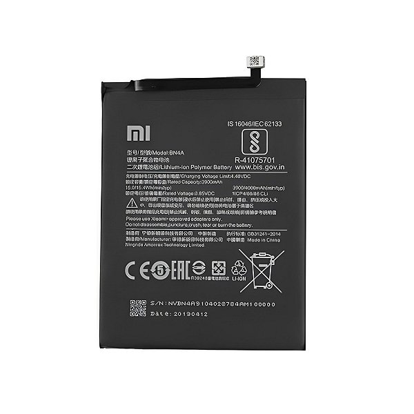 Pç Xiaomi Bateria BN4A Redmi Note 7 Pro - 4050 mAh
