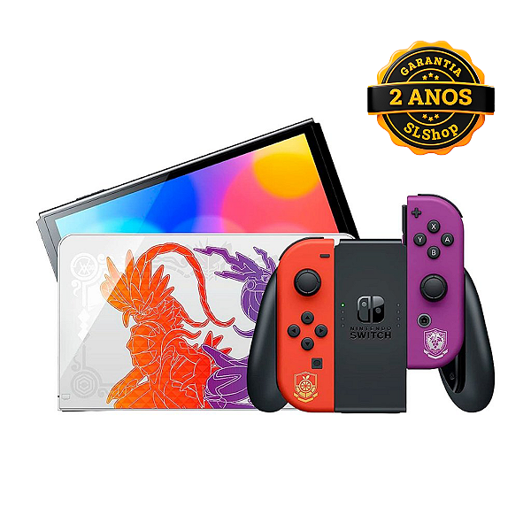 Console Nintendo Switch 64GB Oled Edição Pokémon Scarlet & Violet