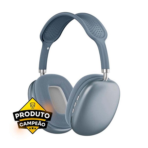 Headphone Estéreo Bluetooth Kapbom KA-P9 Azul