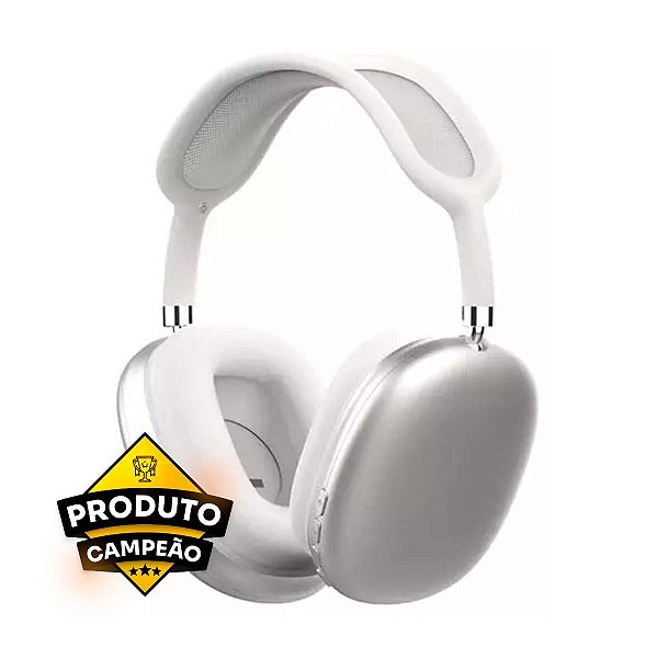 Headphone Estéreo Bluetooth Kapbom KA-P9 Prata