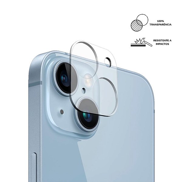 Película 3D para Câmera iPhone 15 / iPhone 15 Plus