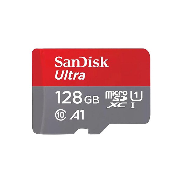 Cartão de Memória SanDisk 128GB Ultra 140MB/s MicroSDXC + Adp