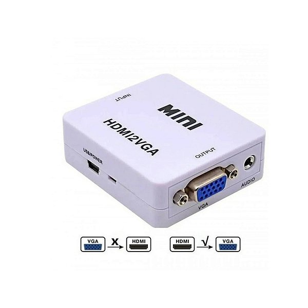 Adaptador HDMI Fêmea para VGA Fêmea It Blue LE-4104