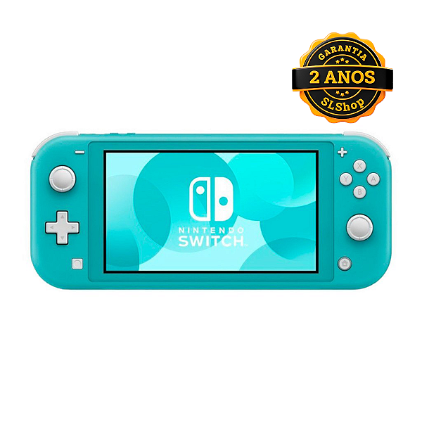 Console Nintendo Switch Lite 32GB Turquesa + Jogos Digitais + Cartão de Memoria 256GB