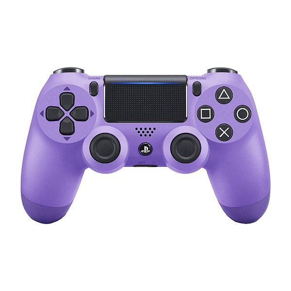 Controle Sem Fio Original PS4 Roxo Elétrico Seminovo