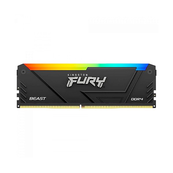 Memória RGB Kingston Fury Beast 8GB DDR4 3200MHz