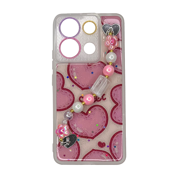 Capa para Xiaomi Redmi Note 13 4G Estampada com Salva Celular