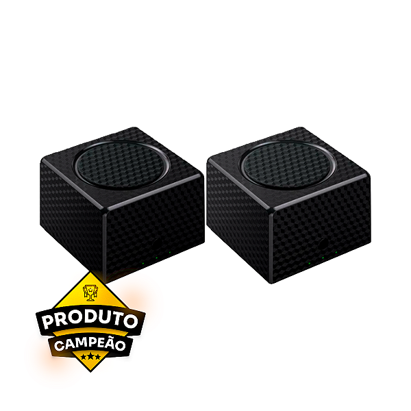 Kit Roteador + Repetidor Wi-Fi Mesh Knup KP-RW404/MS Preto