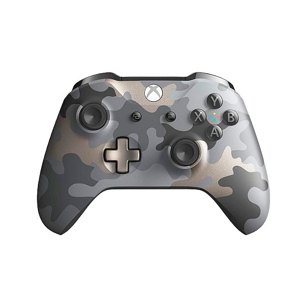 Controle Sem Fio Original Xbox One Hall Effect Night Ops Camo Seminovo