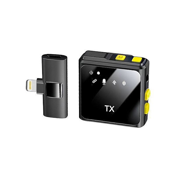 Microfone Lapela Wireless Onistek ON-MC814 Lightning