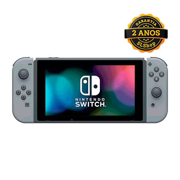 Console Nintendo Switch 32GB V2 Cinza + Jogos Digitais + Cartão de Memoria 256GB Seminovo