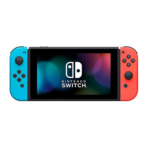 Console Nintendo Switch 32GB V2 Azul e Vermelho + Jogos Digitais + Cartão de Memoria 256GB Seminovo