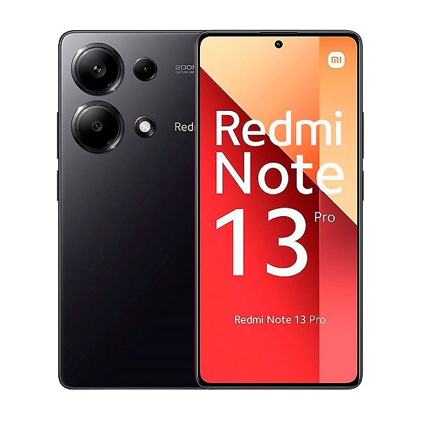 Smartphone Xiaomi Redmi Note 13 Pro 256GB 12GB Preto