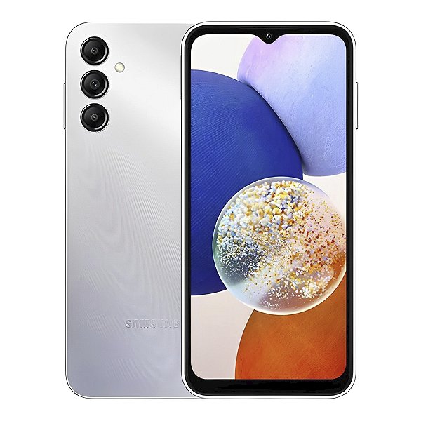 Smartphone Samsung Galaxy A14 5G 128GB 4GB Prata Seminovo