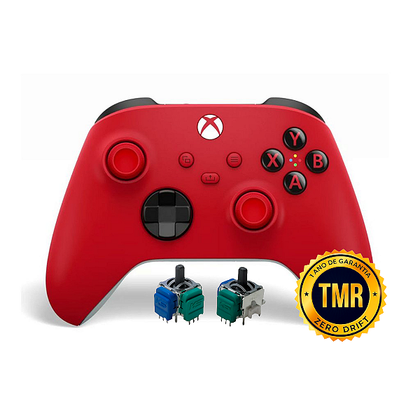 Controle Sem Fio Original Xbox Series X|S TMR Pulse Red Seminovo