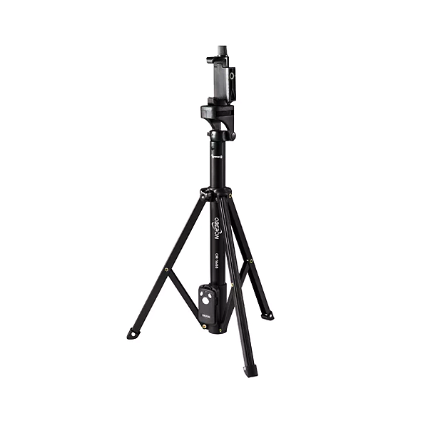 Tripé Fotográfico Multifuncional 1.34m com Controle Remoto Bluetooth Oberon OR-1688