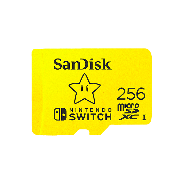 Cartão de Memória SanDisk Nintendo Switch 256GB 100MB/s MicroSDXC