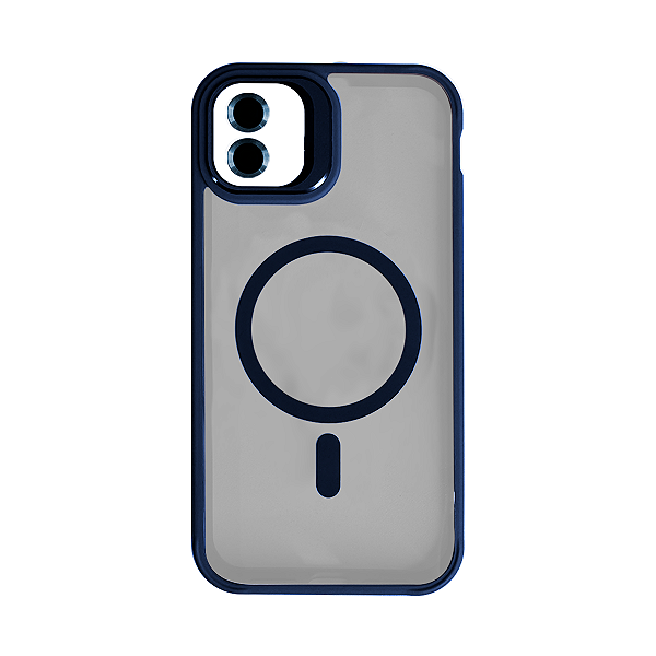 Capa para iPhone 11 Transparente Com Película para Câmera