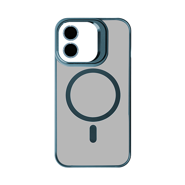 Capa para iPhone 16 Transparente Com Película para Câmera