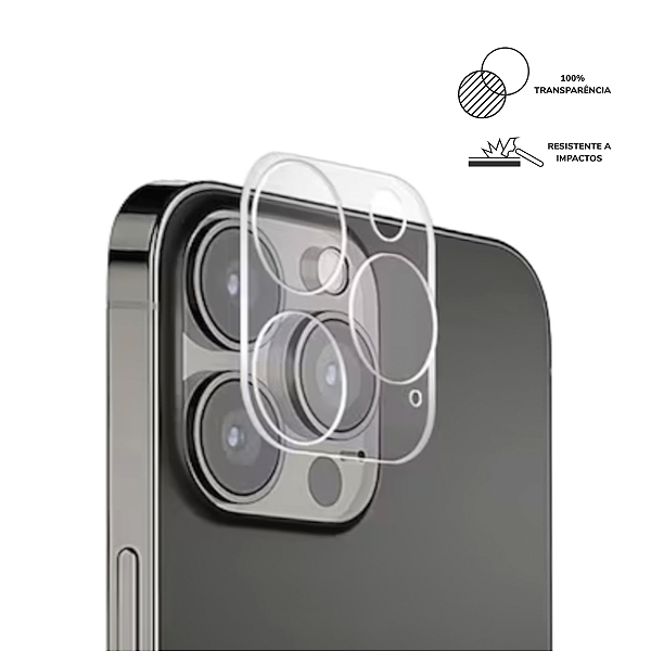 Película 3D para Câmera iPhone 15 Pro / 15 Pro Max
