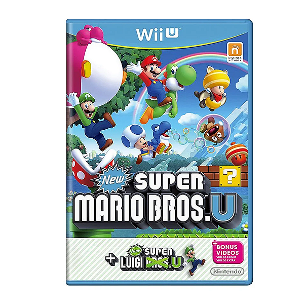 Jogo New Super Mario Bros.U + New Super Luigi.U - Wii U Seminovo