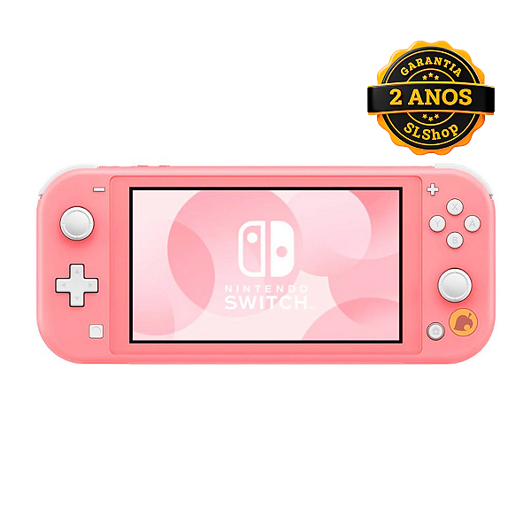 Console Nintendo Switch Lite 32GB Edição Aloha de Isabelle + Jogos Digitais + Cartão de Memoria 256GB Seminovo
