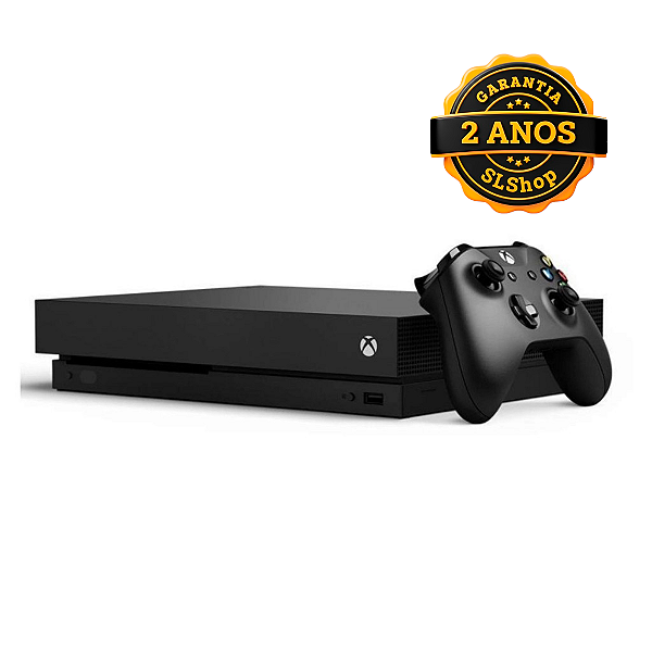 Console Microsoft Xbox One X 1TB Preto Seminovo