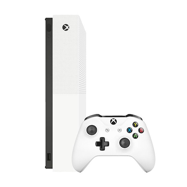 Console Microsoft Xbox One S Digital 1TB Branco Seminovo