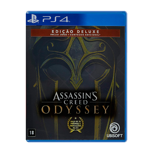 Jogo Assassin's Creed Odyssey Edição Deluxe - PS4 Seminovo