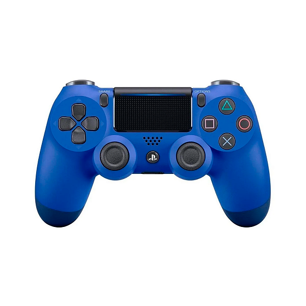 Controle Sem Fio Original PS4 Azul Seminovo