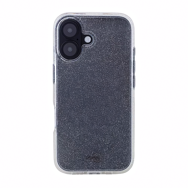 Capa para iPhone 16 Glitter Transparente
