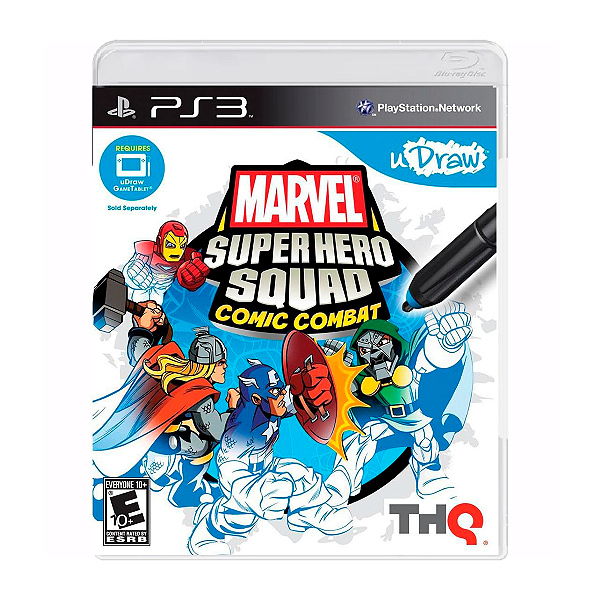 Jogo Marvel Super Heroes Squad Comic Combat - PS3 Seminovo