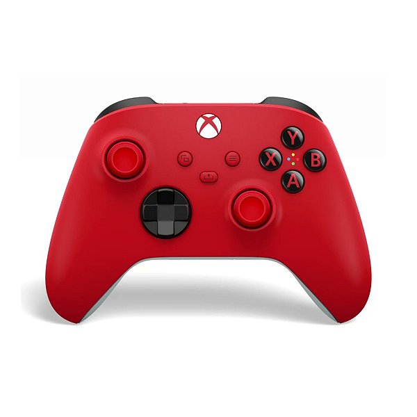 Controle Sem Fio Original Xbox Series X|S e Xbox One Vermelho Seminovo