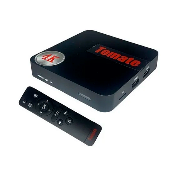 Android TV Box Tomate MCD-121 4K + Assinatura UniTV Free