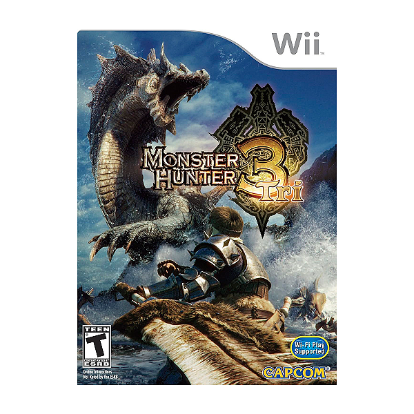 Jogo Monster Hunter 3 Tri - Wii  Seminovo