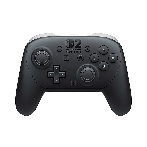Controle Sem Fio Original Nintendo Switch 2 Pro Controller Preto