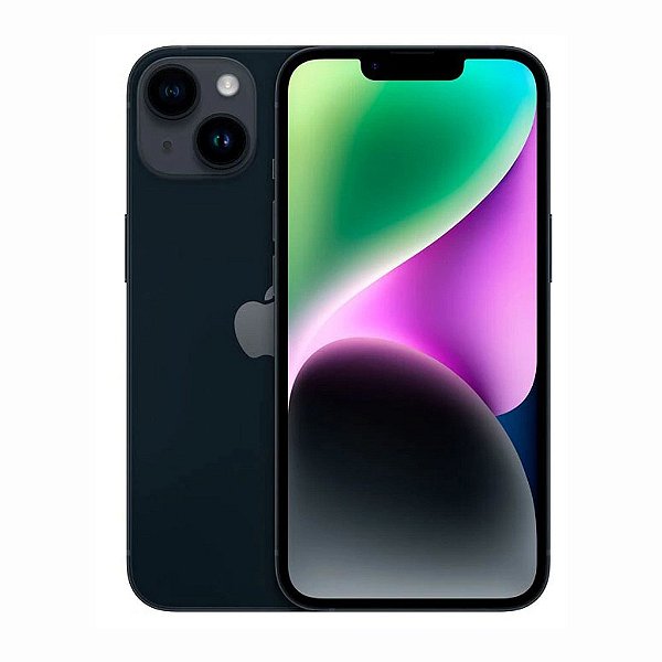 Smartphone Apple iPhone 14 128GB 6GB Midnight Seminovo