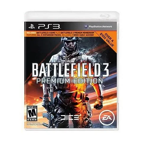 Jogo Battlefield 3 Premium Edition - PS3 Seminovo