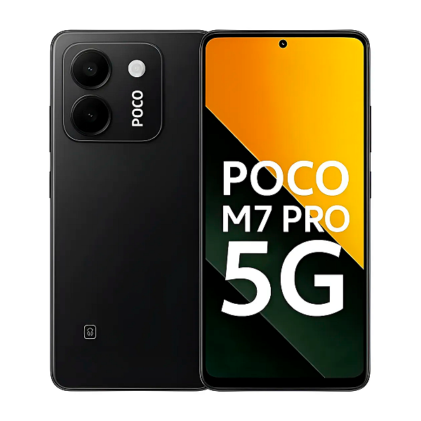 Smartphone Poco M7 Pro 5G 512GB 12GB Preto