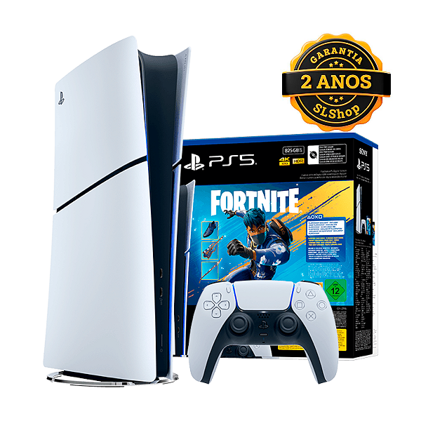 Console PS5 Slim Digital 825GB Edição Fortnite Flowering Chaos