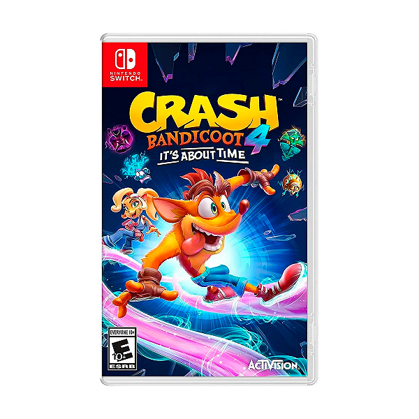 Jogo Crash Bandicoot 4 It's About Time - Switch Seminovo