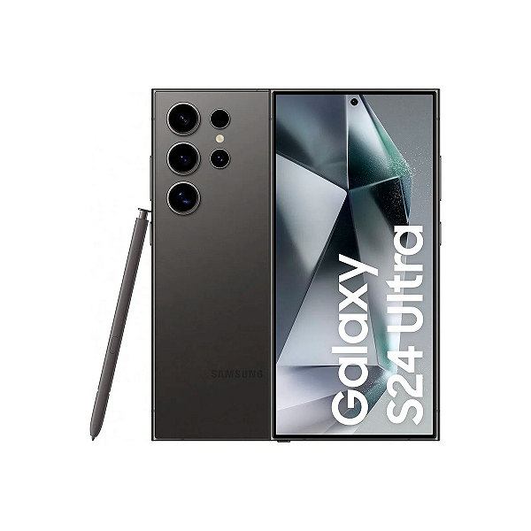 Smartphone Samsung S24 Ultra 5G 256GB 12GB Titânio Preto Seminovo