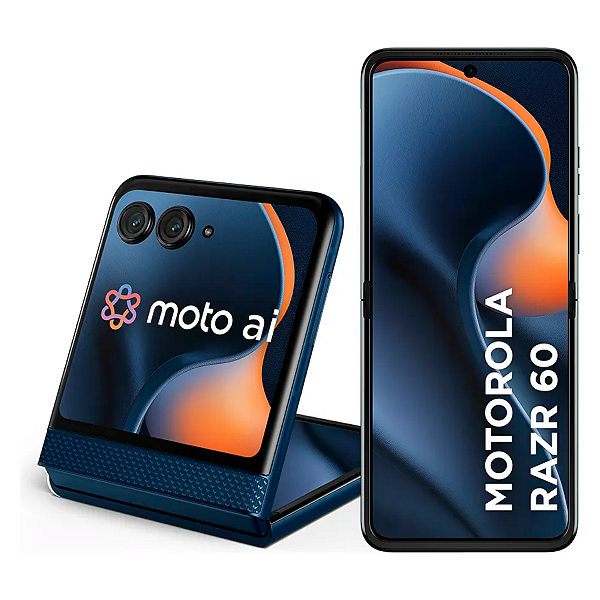 Smartphone Motorola Razr 60 5G 256GB 12GB Azul Marinho Seminovo