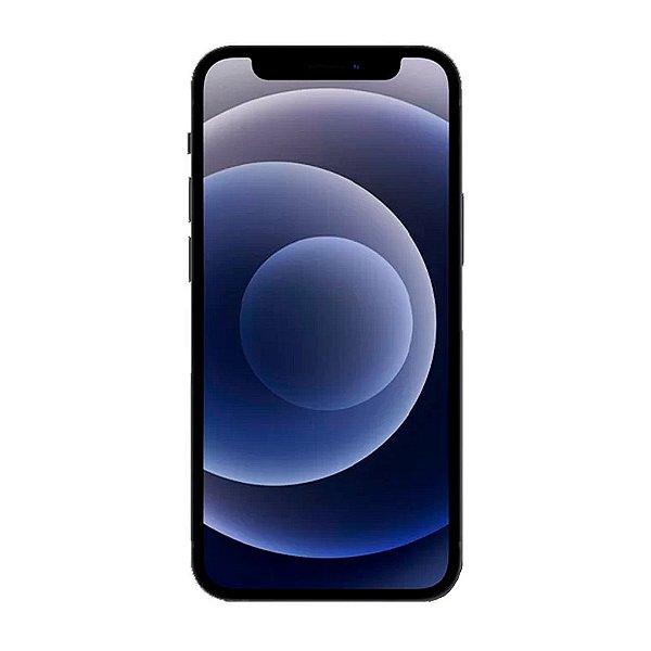 Smartphone Apple iPhone 12 64GB 4GB e-SIM Preto Seminovo