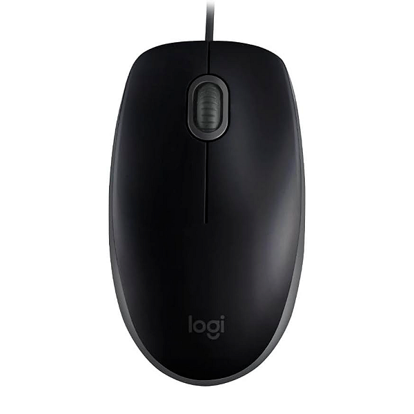 Mouse Logitech com Fio M110 Silent Preto