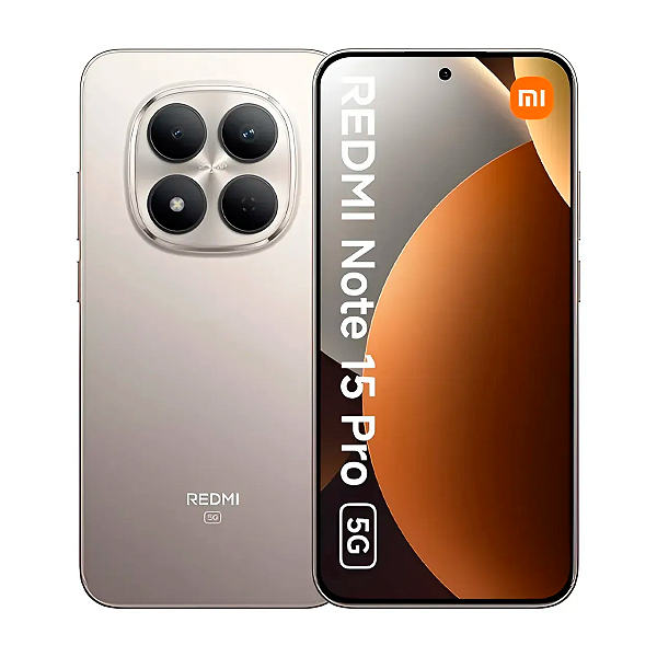 Smartphone Xiaomi Redmi Note 15 Pro 5G 256GB 8GB Cinza Titanium